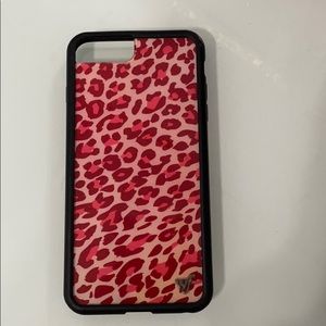 pink cheetah wildflower case